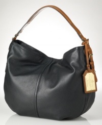 Crafted from luxurious tumbled leather in an oversize, softly structured hobo silhouette, the Asher features signature detailing for sophisticated, go-anywhere style. Crafted from luxurious tumbled leather in an oversize, softly structured hobo silhouette, the Asher features signature detailing for sophisticated, go-anywhere style.