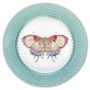 Mottahedeh Green Lace Dessert Plate (Butterfly) 8.5 in