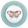 Mottahedeh Green Lace Dessert Plate (Butterfly) 8.5 in