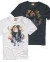 Let your casual style spill over with these splatter paint graphic t-shirts from BOSS ORANGE.