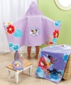 Disney Fairies Hooded Cape Towel, Bath Towel, and Bath Mitt Set