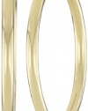 Duragold 14k Gold Hoop Earrings (1 Diameter)