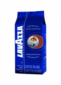 Lavazza Grand Espresso Whole Bean Coffee, 2.2-Pound Bags (Pack of 2)