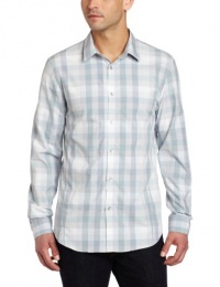 Calvin Klein Sportswear Men's Slim Long Sleeve Yarn Dye Check Poplin Woven Calvin Klein Sportswear Men's Slim Long Sleeve Yarn Dye Check Poplin Woven