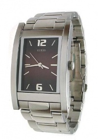Guess Men's G96047G Silver Stainless-Steel Quartz Watch with Grey Dial Guess Men's G96047G Silver Stainless-Steel Quartz Watch with Grey Dial