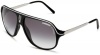 Carrera Safari Navigator Sunglasses,Black And White Frame/Grey Gradient Lens,one size