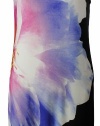 Maggy London Women's Printed Matte Jersey Shift Dress Black/Blue