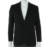 Calvin Klein Men's Notch Lapel Double Breasted Jacket,Black,Large