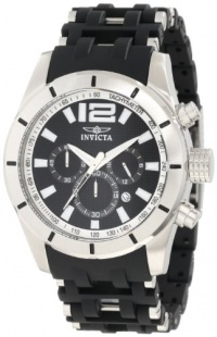 Invicta Men's 11247 Sea Spider Chronograph Black Textured Dial Black Polyurethane Watch Invicta Men's 11247 Sea Spider Chronograph Black Textured Dial Black Polyurethane Watch