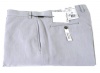 Calvin Klein Mens Flat Front Solid Light Silver Lightweight Dress Pants