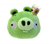 Angry Birds Plush 8-Inch King Pig with Sound