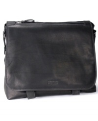 With a sleek city look and durability to match, this bag from Kenneth Cole will be your the perfect addition to your everyday accessories. With a sleek city look and durability to match, this bag from Kenneth Cole will be your the perfect addition to your everyday accessories.