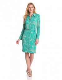 Anne Klein Women's Palm Tree Print Dress Anne Klein Women's Palm Tree Print Dress