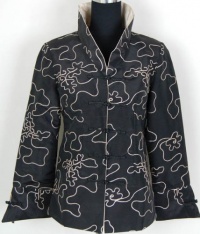Shanghai Tone® Grace Embroidery Jacket/Blazer Black Available Sizes: 0, 2, 4, 6, 8, 10, 12, 14, 16, 18, 20 Shanghai Tone® Grace Embroidery Jacket/Blazer Black Available Sizes: 0, 2, 4, 6, 8, 10, 12, 14, 16, 18, 20