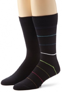 HUGO BOSS Men's 2 Pack Stiped Socks HUGO BOSS Men's 2 Pack Stiped Socks