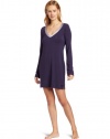 Calvin Klein Women's Essentials Nightdress, Intricate Plum, Medium