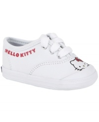 Keep her comfortably on her toes with these darling Hello Kitty® shoes from Keds®. Keep her comfortably on her toes with these darling Hello Kitty® shoes from Keds®.