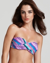 Hit print with this looped bikini from Shoshanna, boasting a bold pattern and classic cut. Colorful and cool, it's sure to put a signature spin on your swimwear portfolio. Hit print with this looped bikini from Shoshanna, boasting a bold pattern and classic cut. Colorful and cool, it's sure to put a signature spin on your swimwear portfolio.
