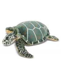 Stick your neck out for this friendly plush sea turtle. Measures 28 x 8 x 28. Stick your neck out for this friendly plush sea turtle. Measures 28 x 8 x 28.