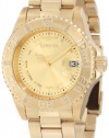 Invicta Women's 12820 Pro Diver Gold Dial Diamond Accented Watch