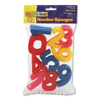Sponge Numbers - 10 Pieces 0 - 9; Assorted Color Pack; no. CK-9066 Sponge Numbers - 10 Pieces 0 - 9; Assorted Color Pack; no. CK-9066