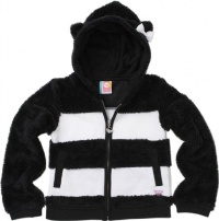 Roxy Kids Girls 2-6x Teenie Wahine Party Animal Hooded Jacket, Black/White Stripe, X-Large Roxy Kids Girls 2-6x Teenie Wahine Party Animal Hooded Jacket, Black/White Stripe, X-Large