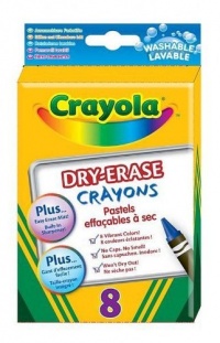 Crayola 8ct Dry Erase Crayons Large Size Crayola 8ct Dry Erase Crayons Large Size