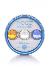 MOGO Design Orange-Clear-Blue Team Bling Collection MOGO Design Orange-Clear-Blue Team Bling Collection