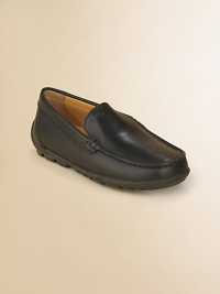 This supple leather, classic slip-on features patented breathable technology that absorbs and expels sweat, while keeping out water.Slip-on style Leather upper Rubber sole Padded insole Leather lining Imported This supple leather, classic slip-on features patented breathable technology that absorbs and expels sweat, while keeping out water.Slip-on style Leather upper Rubber sole Padded insole Leather lining Imported