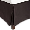 White Label by Calvin Klein Small Diamond Bedskirt, King, Aubergine