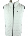 Tommy Hilfiger Mens White Classic Sleeveless Quilt Down Fill Vest XXL