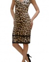 Roberto Cavalli Leopard Print Dress.38.new