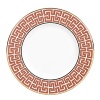 Dynasty, the newest pattern from Wedgwoods Expressive collection is uniquely designed with an archival Chinese Dragon motif and elegant Greek key border. Bone china.