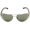 New Ray Ban RB3448 004 Gunmetal/Crystal Green Lens 63mm Sunglasses