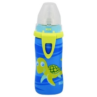 NUK Active Silicone Spout Learning Cup, Blue Turtle, 10-Ounce NUK Active Silicone Spout Learning Cup, Blue Turtle, 10-Ounce