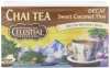 Celestial Seasonings Chai Decaf Tea, Sweet Coconut Thai, 20-Count Tea Bags (Pack of 6)