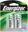 Energizer C2 Rechargeable, Size C, 2-Count