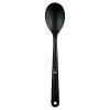 A critical component for your kitchen utensil set, this sturdy nylon spoon resists heat up to 400°F and is compatible with nonstick cookware.