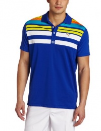 Puma Men's Engineered Stripe Tech Polo Puma Men's Engineered Stripe Tech Polo