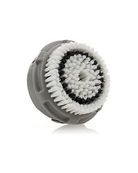 Normal Replacement Brush Head Twin-Pack. Perfect for normal skin, shaving prep, and for use on the décolleté and body. All CLARISONIC® brush heads are made from a nonporous, soft elastomeric material, resistant to bacterial attachment. All brush heads are precision-designed to oscillate bi-directionally at a sonic frequency. We recommend that you remove the brush head weekly and clean with soap and warm water. Replace your Clarisonic brush head every 90 days. To mount the brush head, align with the 3 notches with the 3 pins on the handle, then push down and twist clockwise. Normal Replacement Brush Head Twin-Pack. Perfect for normal skin, shaving prep, and for use on the décolleté and body. All CLARISONIC® brush heads are made from a nonporous, soft elastomeric material, resistant to bacterial attachment. All brush heads are precision-designed to oscillate bi-directionally at a sonic frequency. We recommend that you remove the brush head weekly and clean with soap and warm water. Replace your Clarisonic brush head every 90 days. To mount the brush head, align with the 3 notches with the 3 pins on the handle, then push down and twist clockwise.