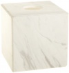 Waterworks Studio 1614523 White Marble Tissue Box Cover