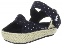 Ralph Lauren Layette Fistina Espadrille (Infant/toddler),Navy Polka Dot,3 M US Infant