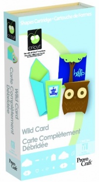 Cricut Cartridge, Wild Card Cricut Cartridge, Wild Card