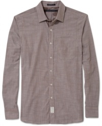 Get hip to the new shade of chambray with this sweet weekend look from Sean John. Get hip to the new shade of chambray with this sweet weekend look from Sean John.