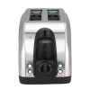 Toaster - 2 Slice Stainless Steel Toaster with Illuminated LED Buttons (RJ06) by Chefman