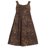 Size-4 BNJ-3396B BROWN Sparkle-Sequin Embroidered Babydoll Special Occasion Wedding Flower Girl Party Dress,B13396 Bonnie Jean LITTLE GIRLS Size-4 BNJ-3396B BROWN Sparkle-Sequin Embroidered Babydoll Special Occasion Wedding Flower Girl Party Dress,B13396 Bonnie Jean LITTLE GIRLS