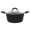 Designed for exceptionally fast and efficient cooking, this durable forged-aluminum dutch oven from Ballarini features four layers of non-stick coating for a lifetime's worth of reliable performance. Its patented stainless induction base is suitable for all types of stoves, and an ergonomically designed stay-cool handle makes it comfortable to use and easy to clean.