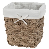 CreativeWare Chunky Weave 2-Ply Waste Basket, Natural CreativeWare Chunky Weave 2-Ply Waste Basket, Natural