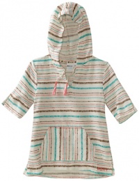 Roxy Kids Girls 7-16 Lemon Ice Poncho Hoodie, Surf Shack Stripe, Medium Roxy Kids Girls 7-16 Lemon Ice Poncho Hoodie, Surf Shack Stripe, Medium