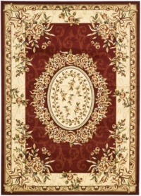 Safavieh Lyndhurst Collection LNH328C Red and Ivory Area Rug, 4-Feet by 6-Feet Safavieh Lyndhurst Collection LNH328C Red and Ivory Area Rug, 4-Feet by 6-Feet